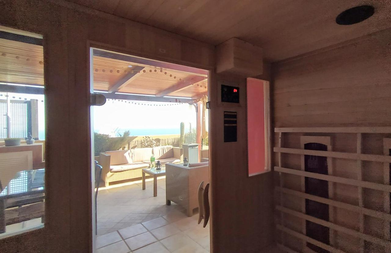 Luxury 5 Star Villa Violetta With Amazing Sea View, Jacuzzi And Heated Pool San Agustin  Exterior photo