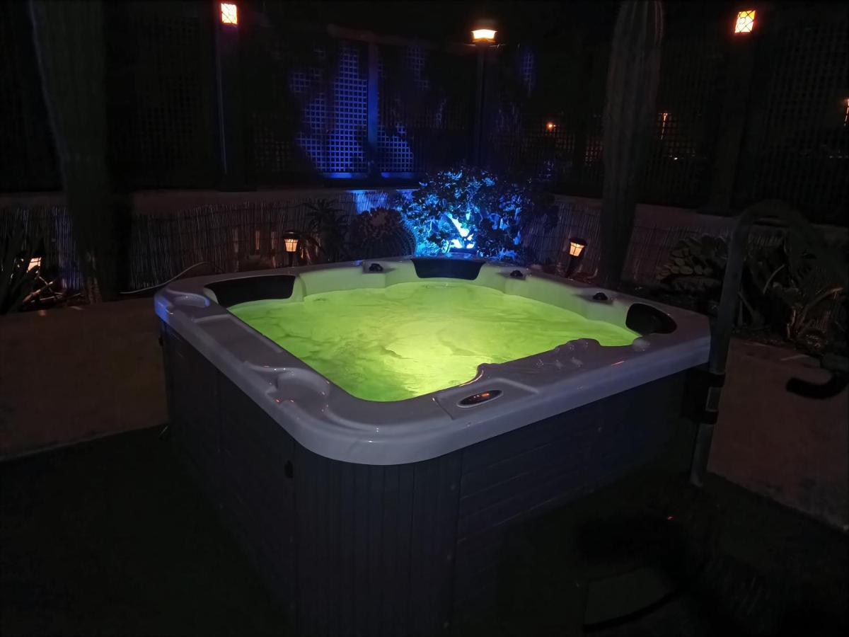 Luxury 5 Star Villa Violetta With Amazing Sea View, Jacuzzi And Heated Pool San Agustin  Exterior photo